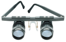 Load image into Gallery viewer, Small Galilean systems attached as eyepieces to a carrier frame