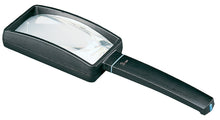 Load image into Gallery viewer, Rectangular magnifier with black casing and handle