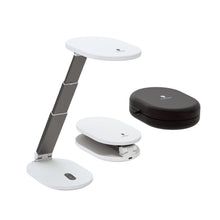 Load image into Gallery viewer, Daylight's Foldi Go, in extended form, compact form and in the case.