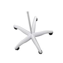 Load image into Gallery viewer, White 5-spoke floorstand for attaching to a lamp