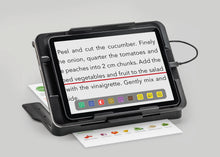 Load image into Gallery viewer, Optaro XL displaying recipe on a white background with black text and a red reading line. 
