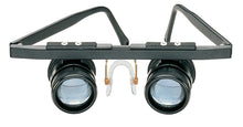 Load image into Gallery viewer, Small Galilean systems attached as eyepieces to a carrier frame
