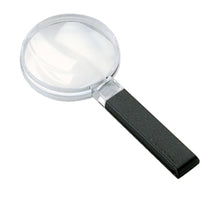 Load image into Gallery viewer, Circular magnifier with black handle 
